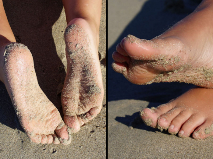 Füße im Sand