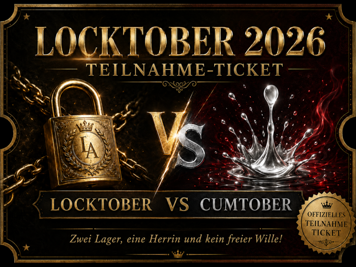 Locktober 2026 Teilnahme-Ticket: Locktober VS Cumtober