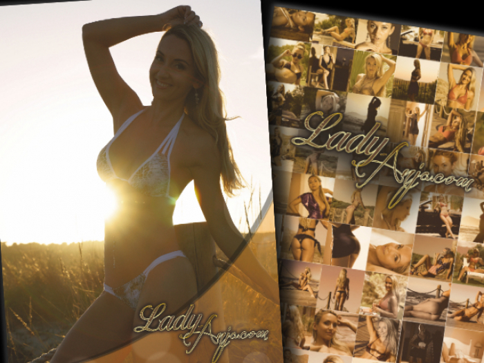 Autogrammkarte Bikini Sunset