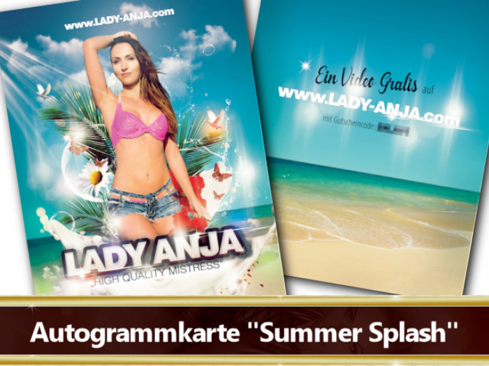 Autogrammkarte Summer Splash