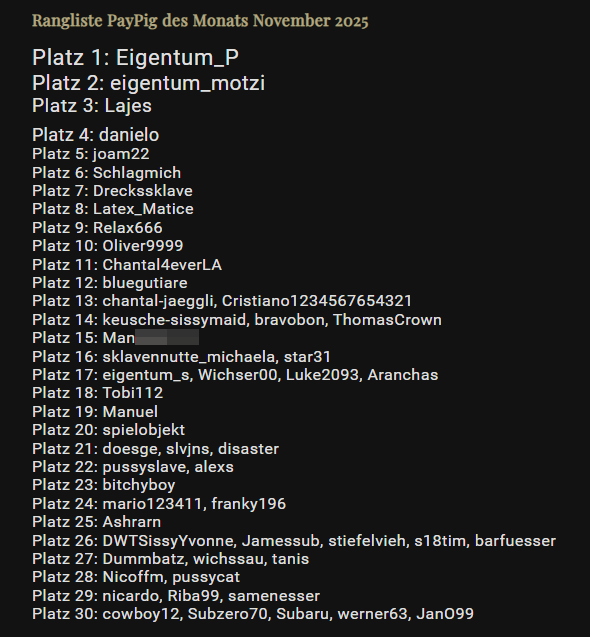 Gewinnspiel November 2025 - die Gewinner!