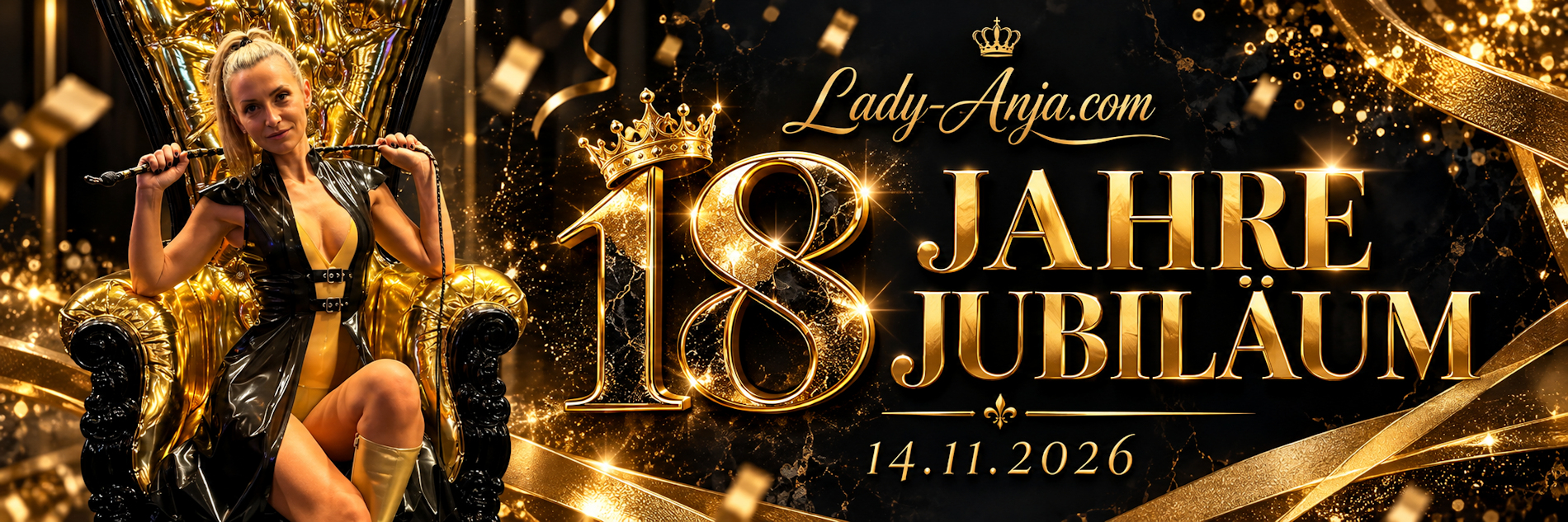 18 Jahre Lady-Anja.com: Jubiläum am 14. November 2026