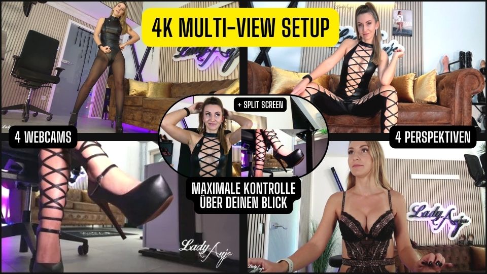 Lady Anja Livecam 4 perspektiven & Multi-View Setup